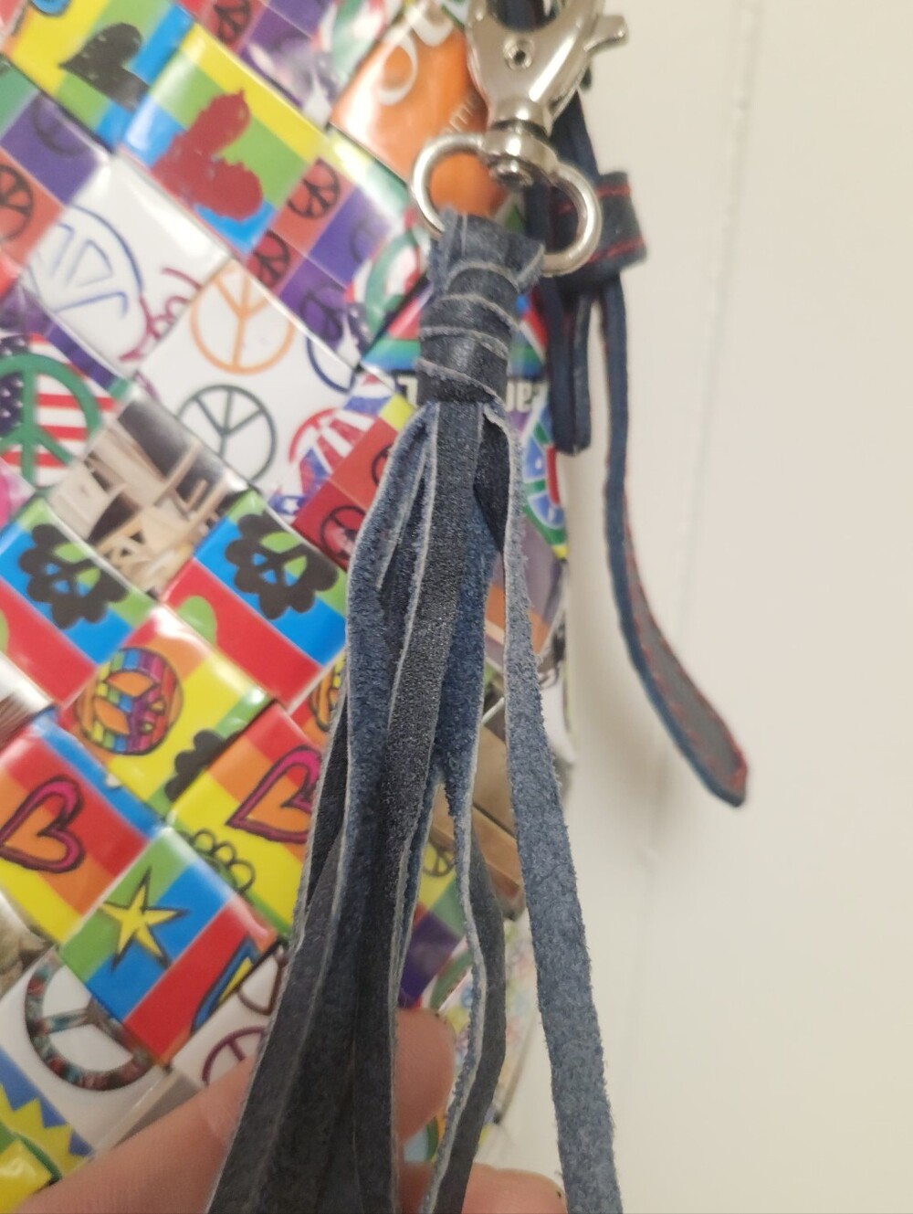 Upcycled Nahui Ollin Handmade Origami Shoulderbag Brand New!! - Picture 8 of 15